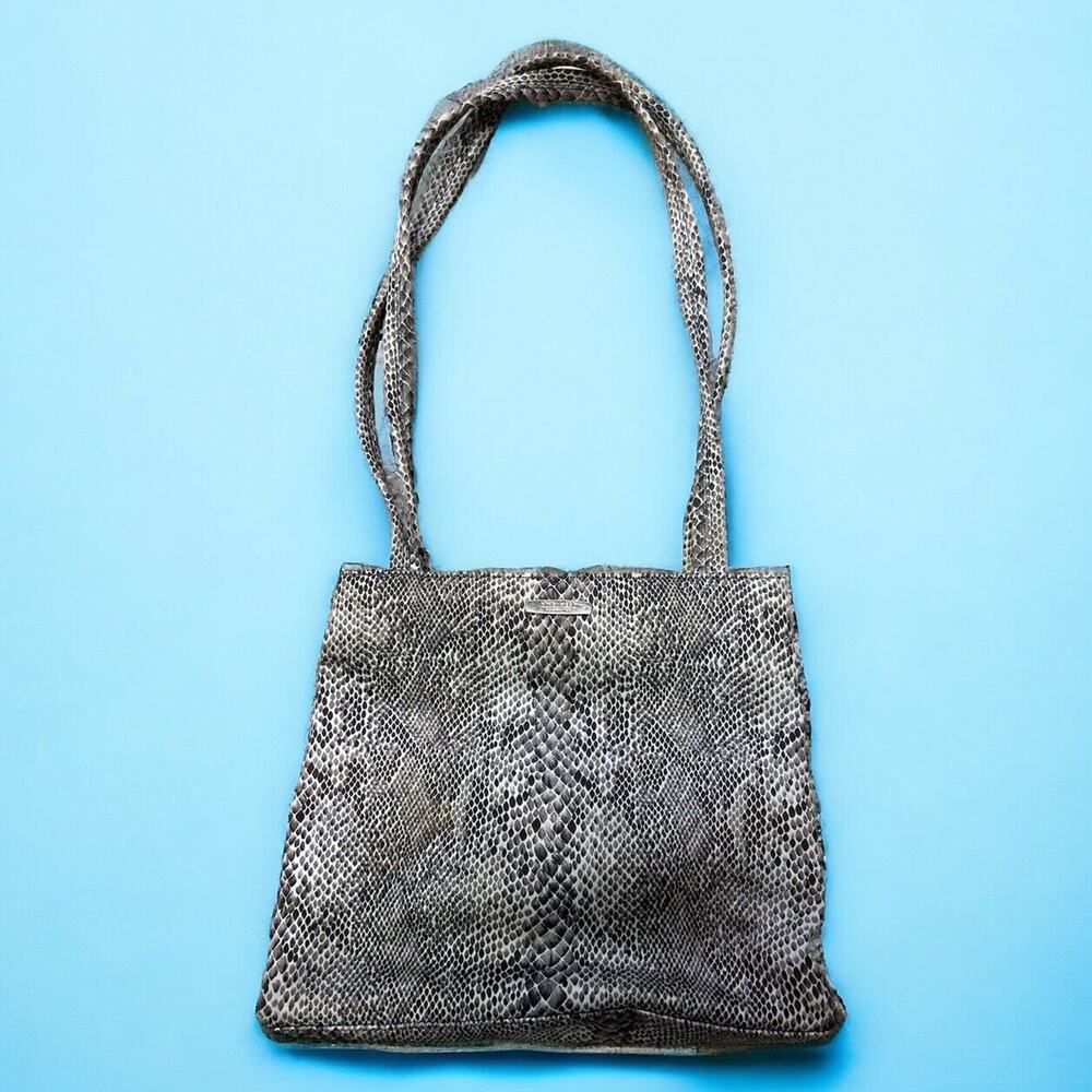 Nine West Snake Print Shoulder Bag Vintage 90’s 💕⭐️⭐️